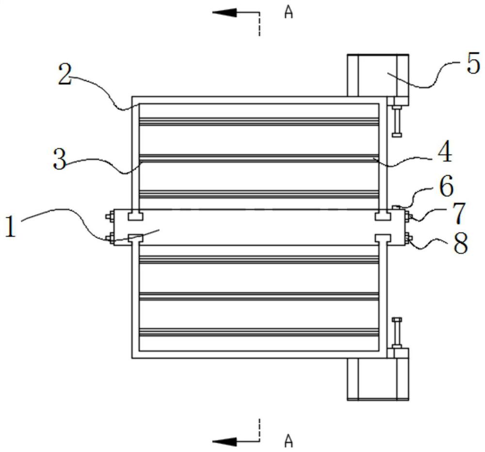 Engineering waste gas emission device