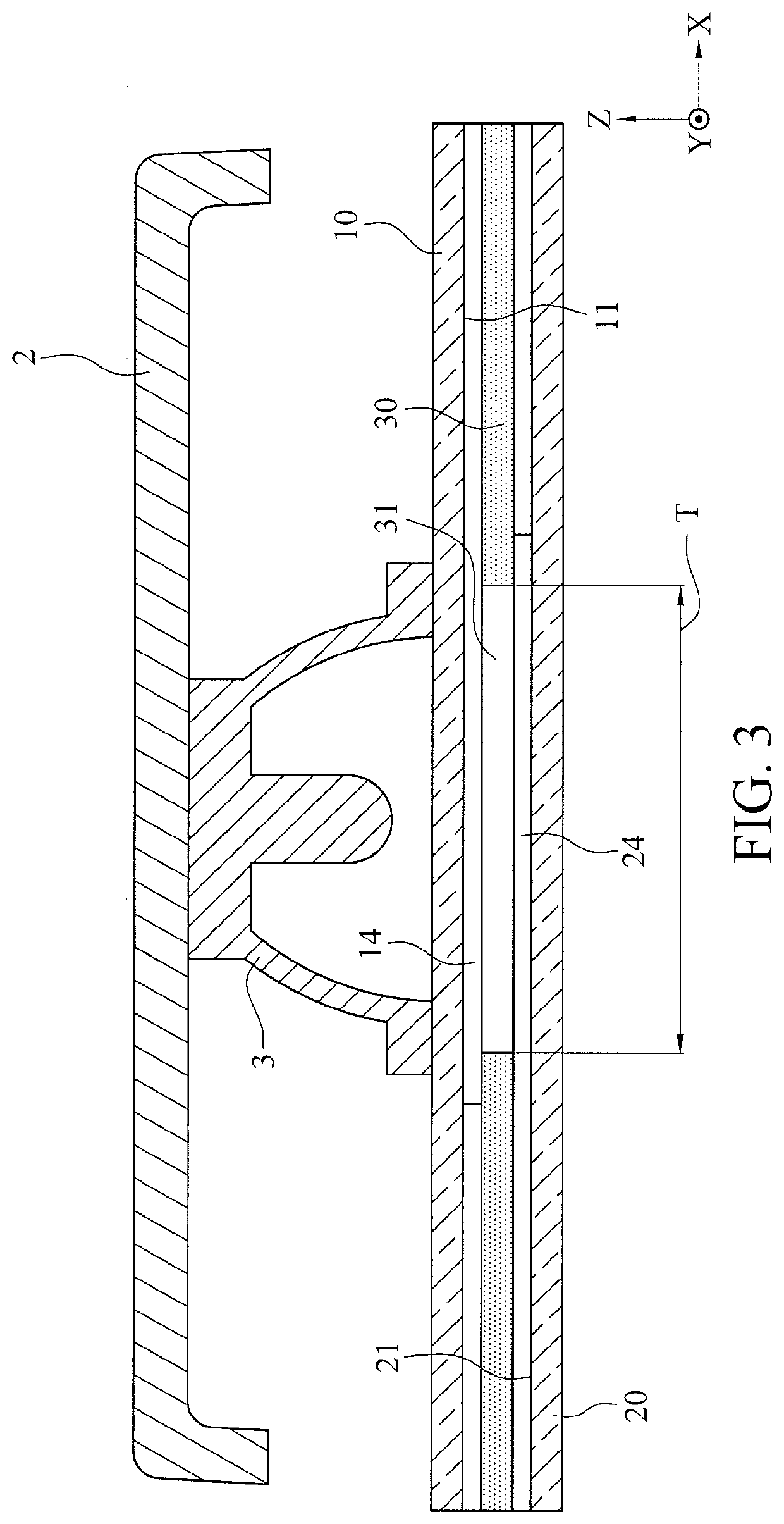 Optical membrane switch device