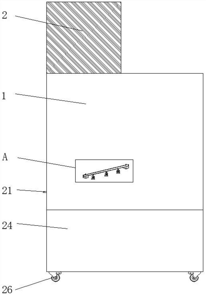 Automatic centralized collecting device for construction waste