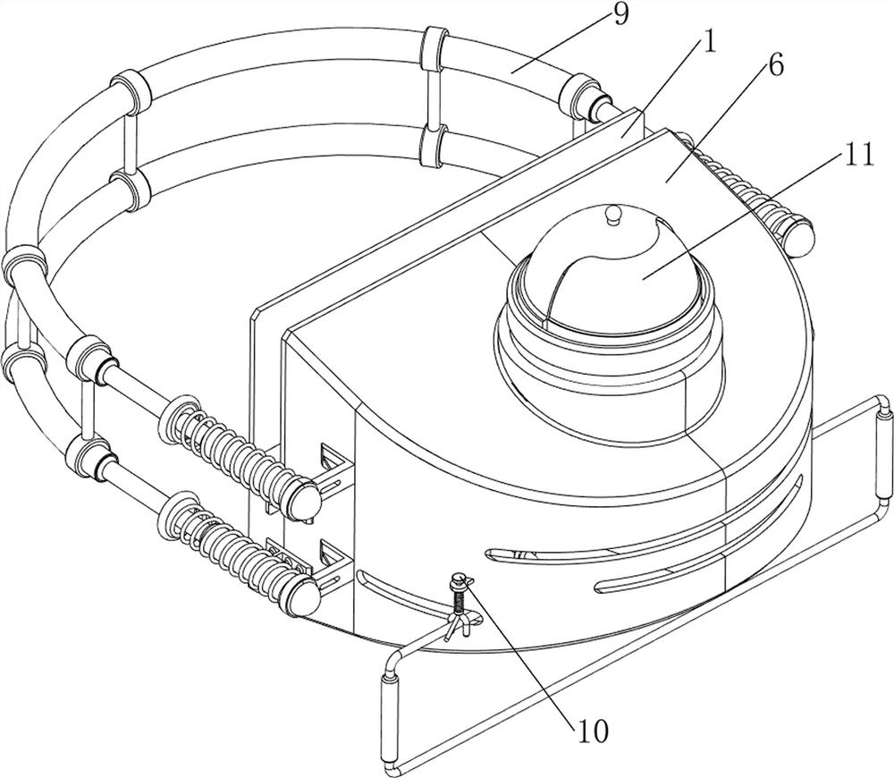 Eye cleaning auxiliary device based on ophthalmology treatment