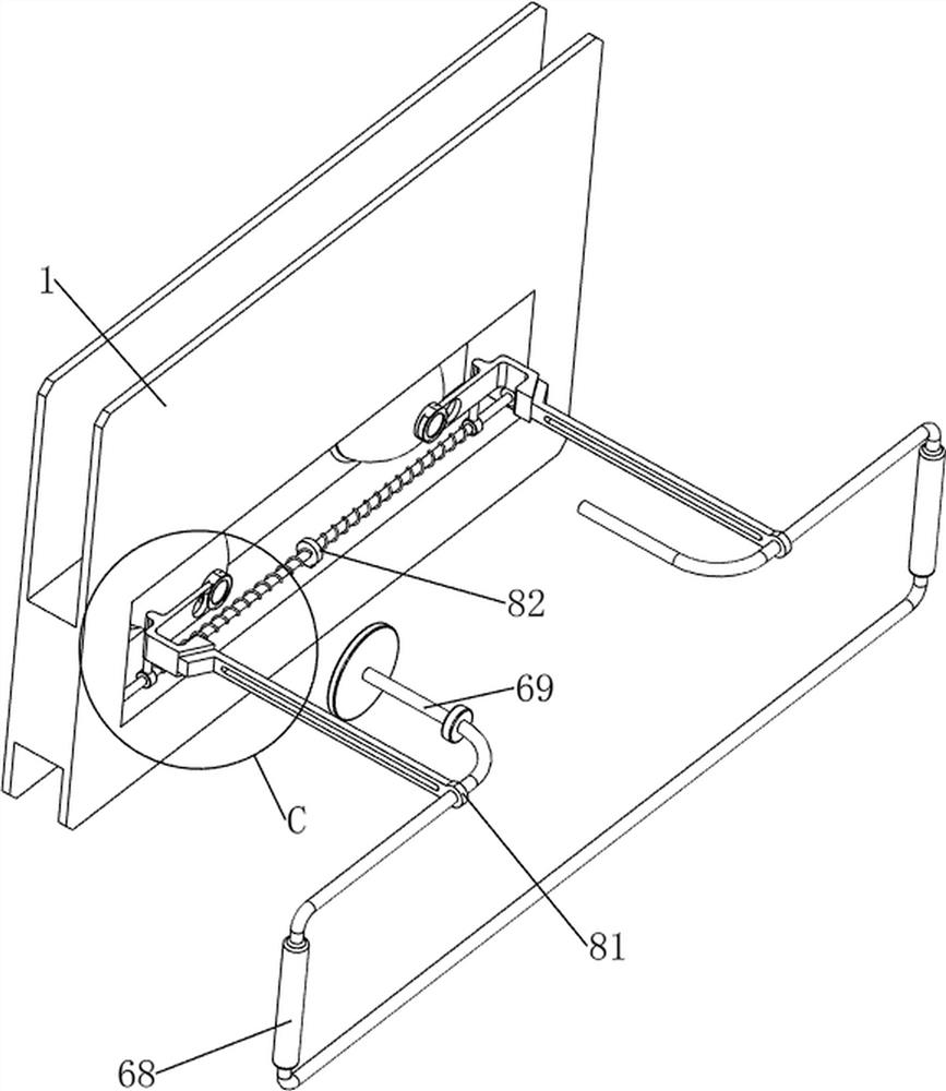 Eye cleaning auxiliary device based on ophthalmology treatment