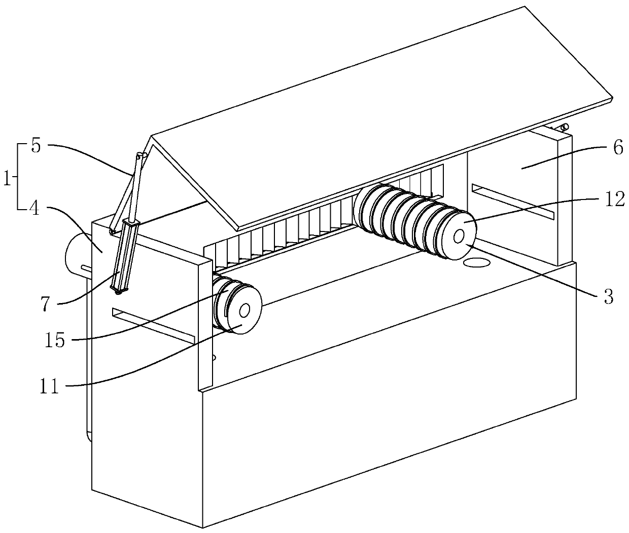 Damping-force-adjustable stretching drier