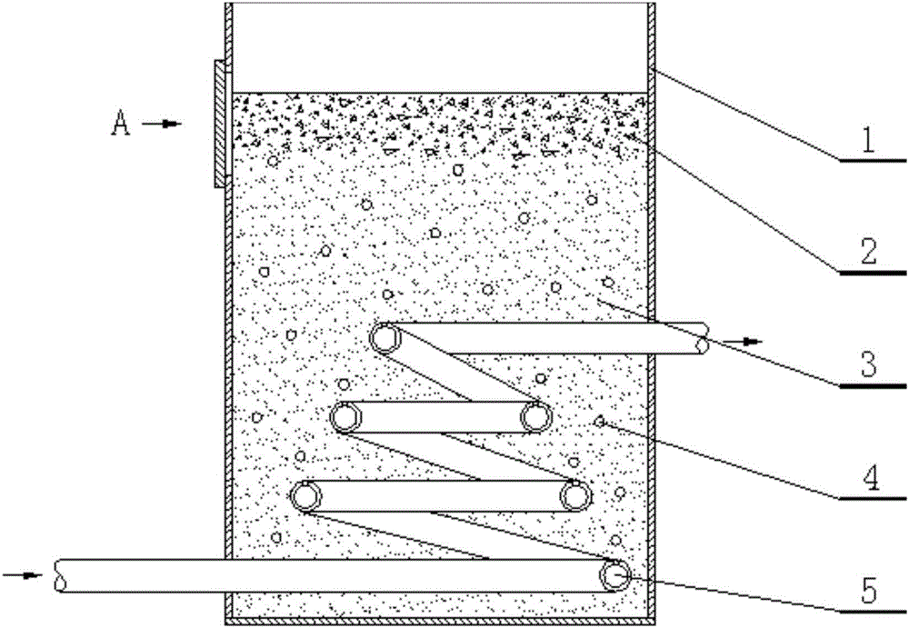 High-salinity sewage natural cooling crystallizer