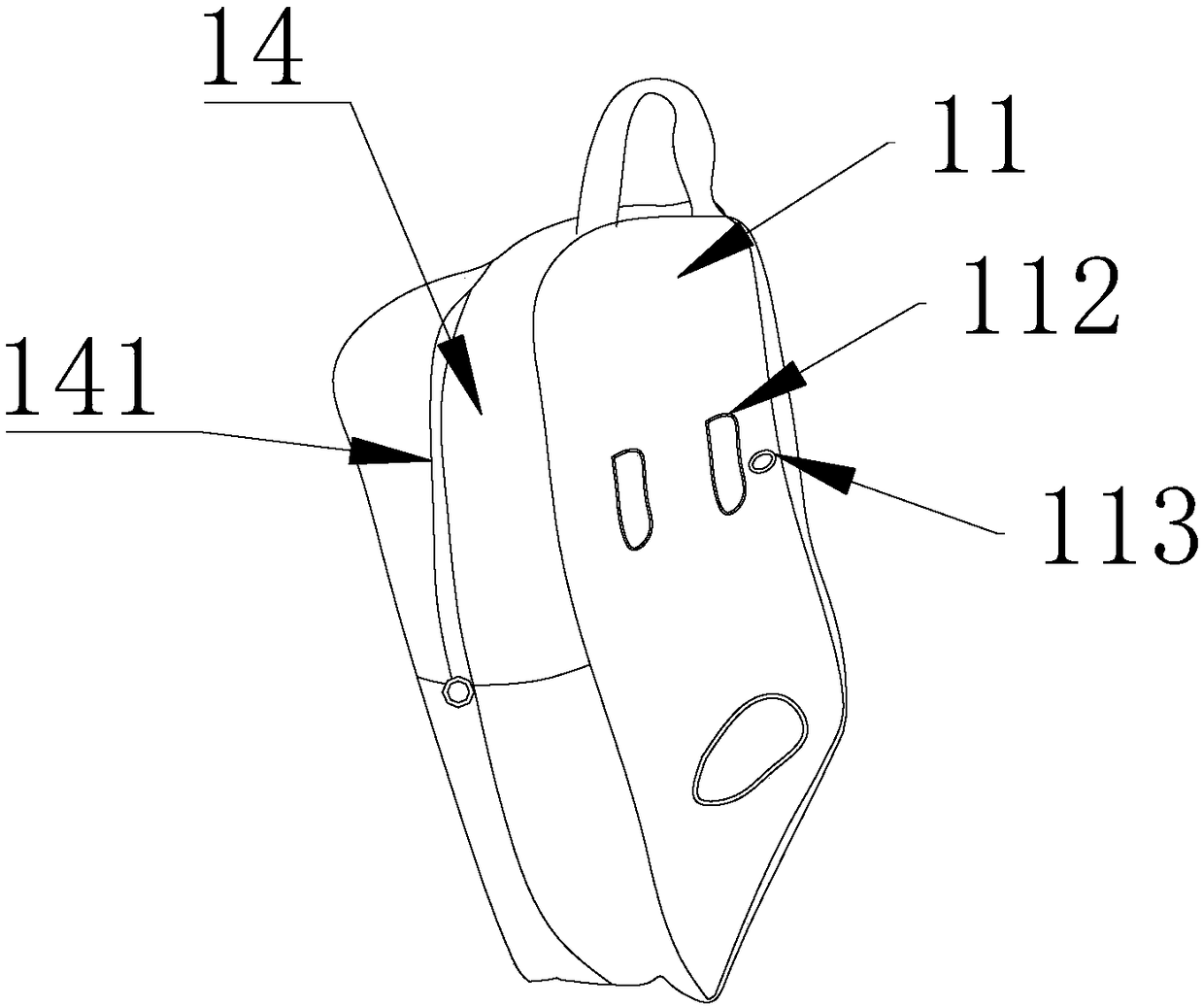 Schoolbag with anti-theft metal protective nets