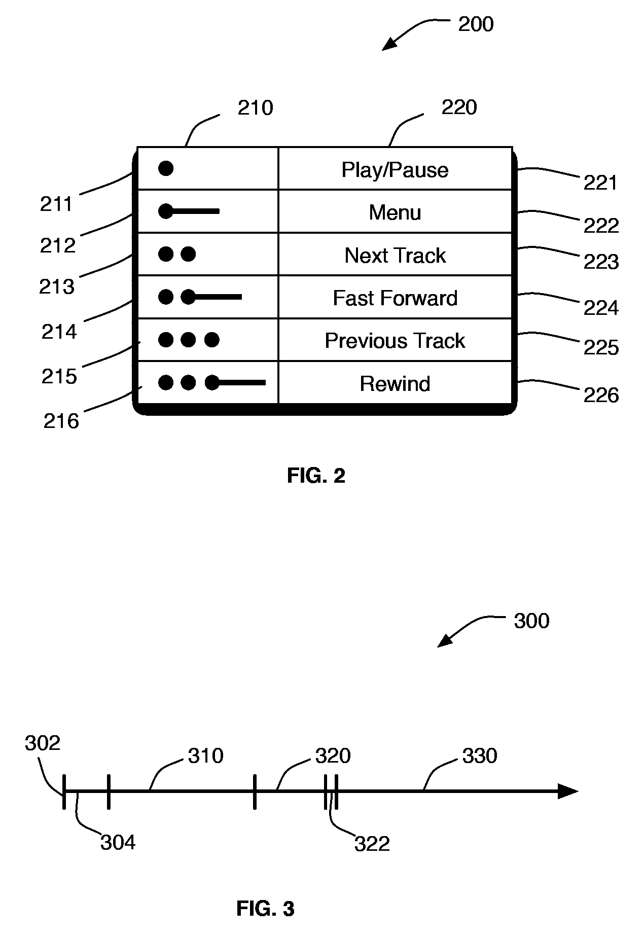 Audio user interface for displayless electronic device