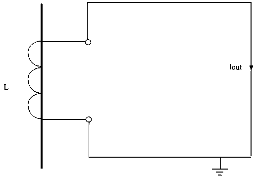 Synchronous measuring device for operating impedance of overhead line of distribution network