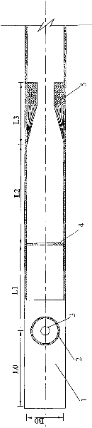 The method of rebuilding the diversion tunnel into a flood discharge tunnel by using the combined orifice energy dissipation technology