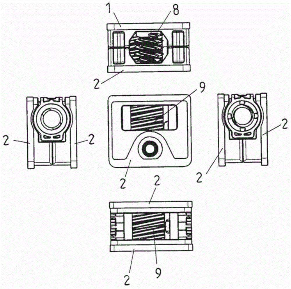 Transmission device shell