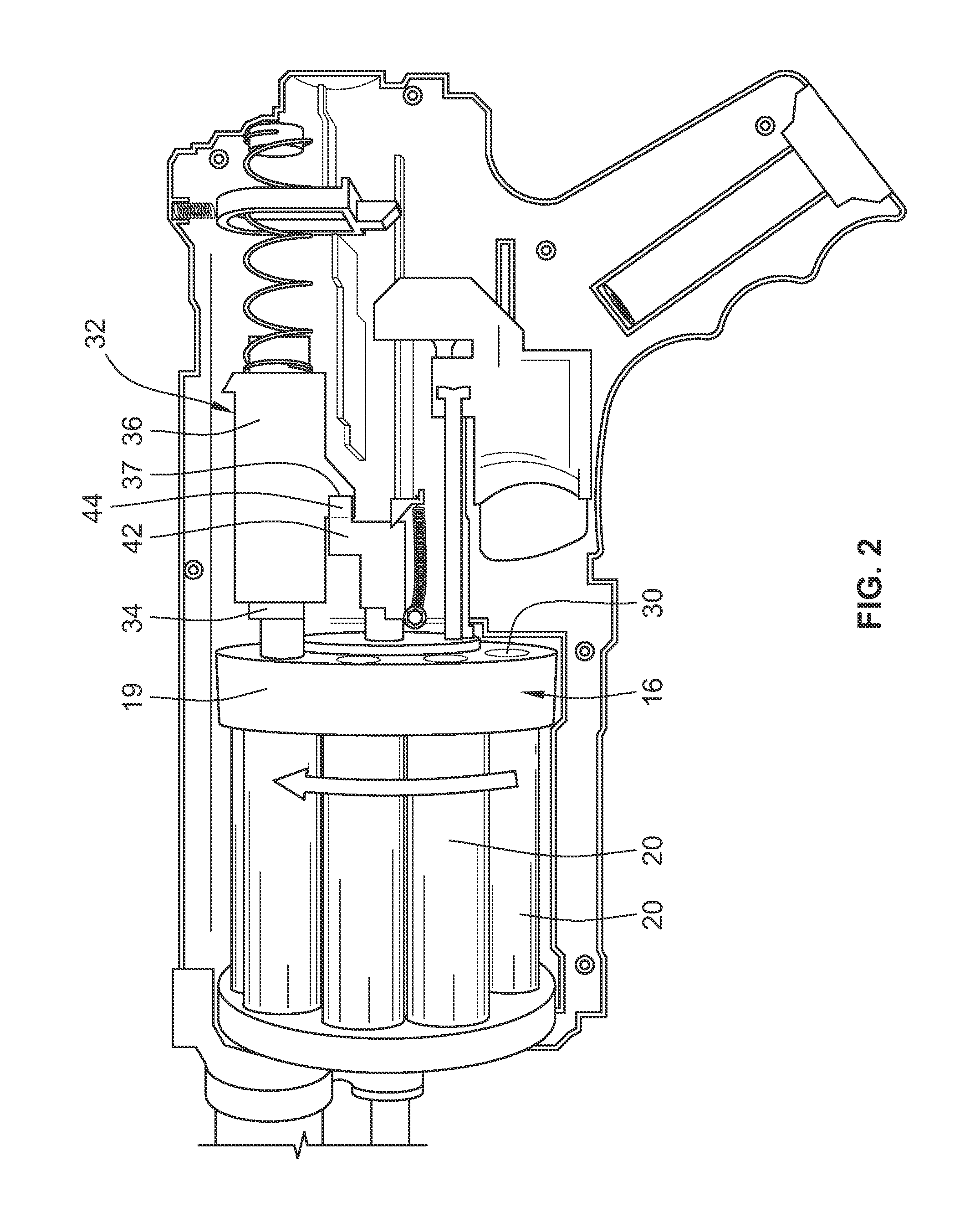 Toy employing central shaft cocking mechanism for rapid fire projectile launching and method thereof