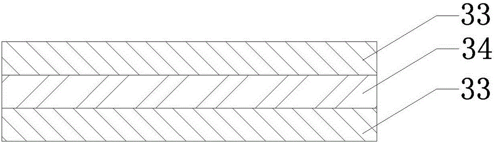 Co-extrusion composite aluminum foil film and preparation method thereof