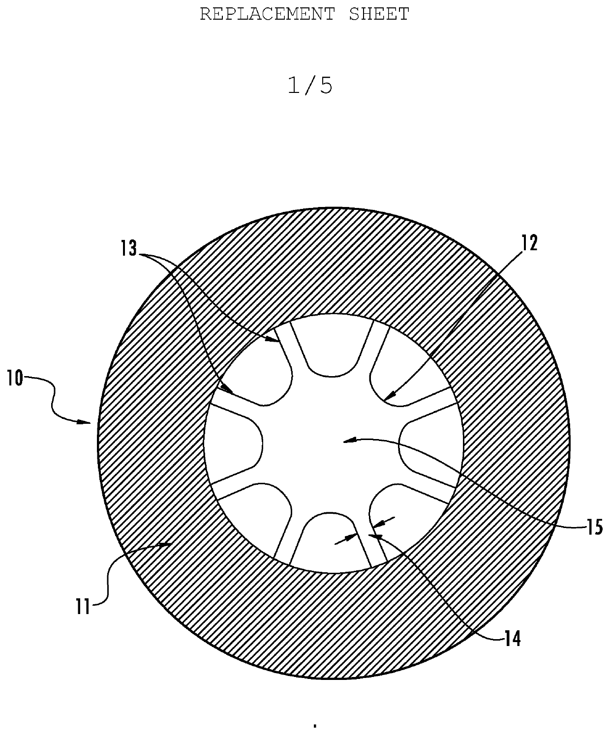 Hollow-core fiber with Anti-resonant arches and method of manufacturing thereof