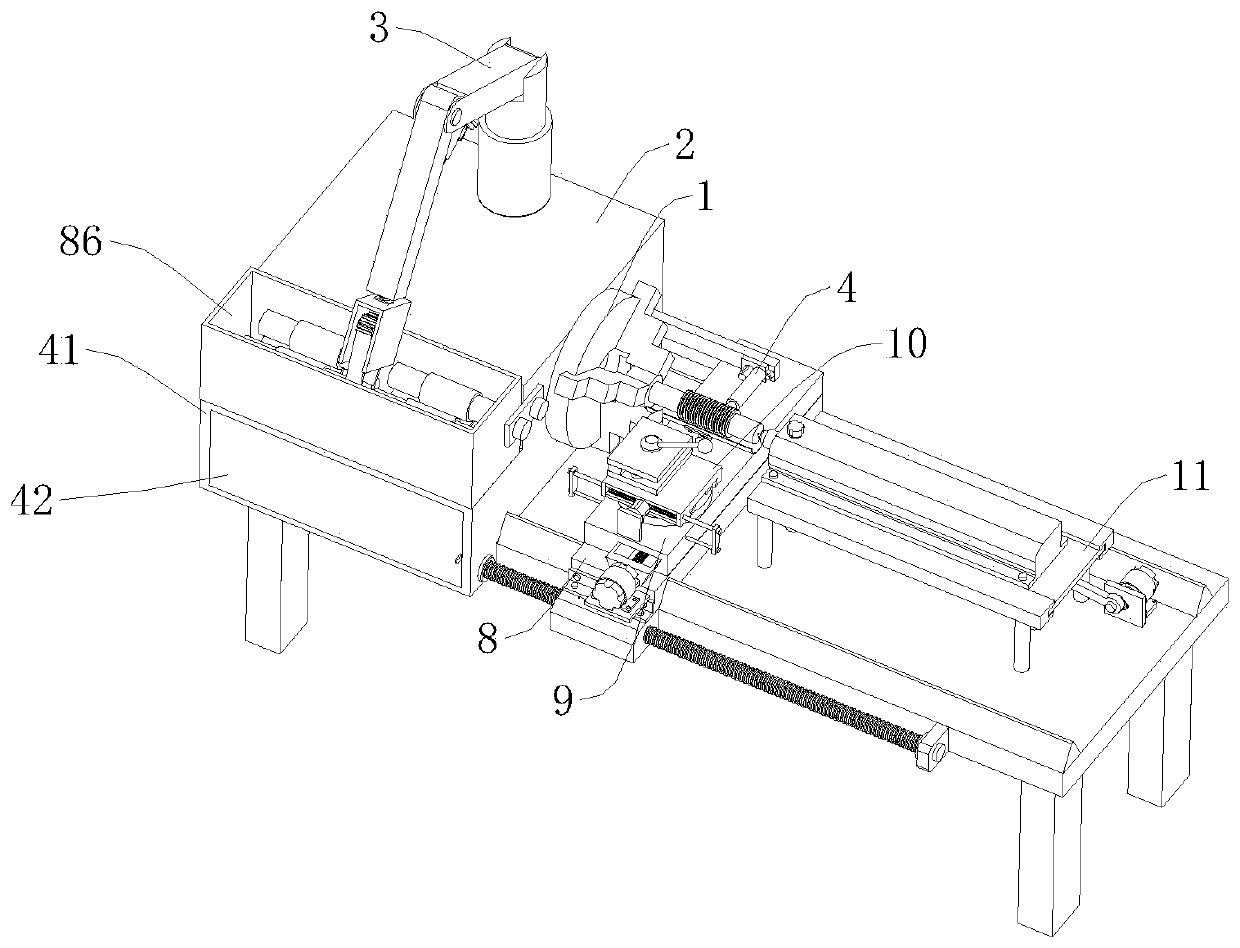 Automatic lathe provided with feeding function and used for turning threads