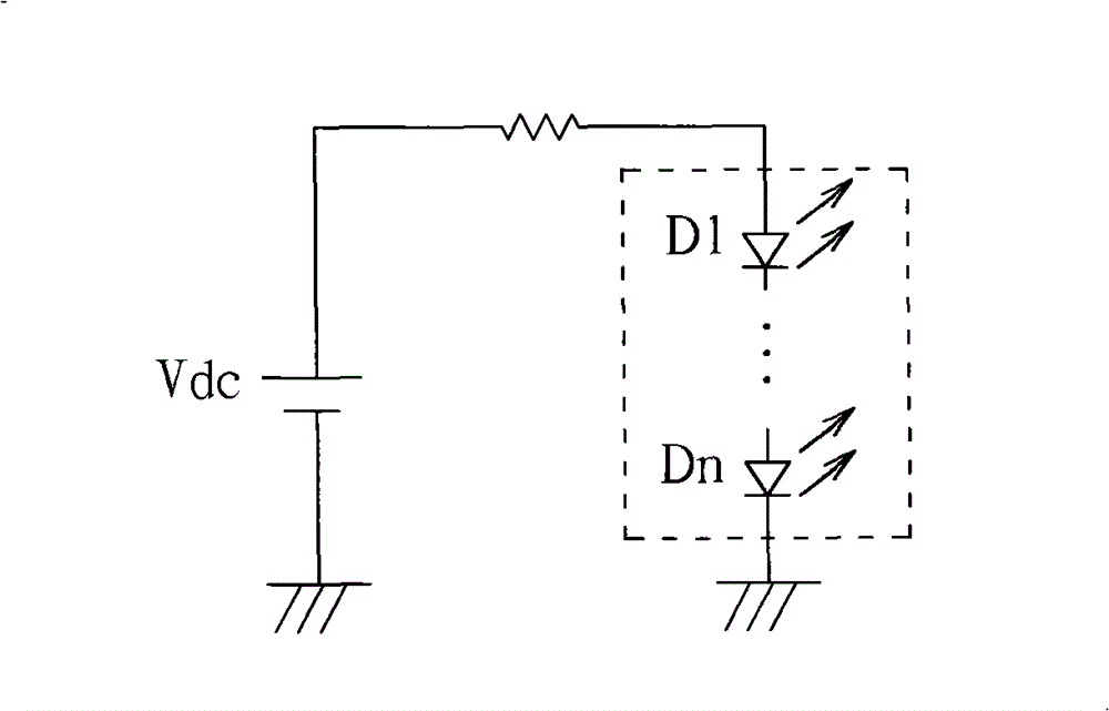 Driving circuit for backlight system of light-emitting diode