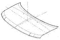 Process holes for back-end procedures in flat-shape covering part stamping production and locating method