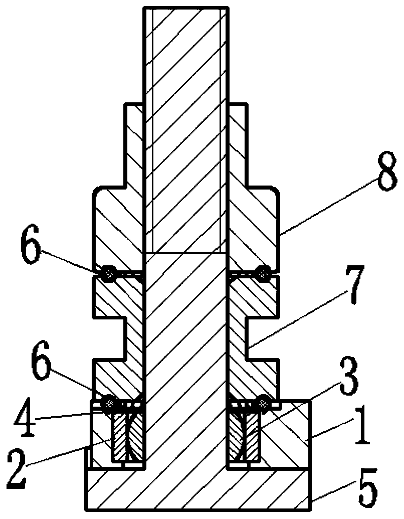 A portable joint bearing rolling closing device
