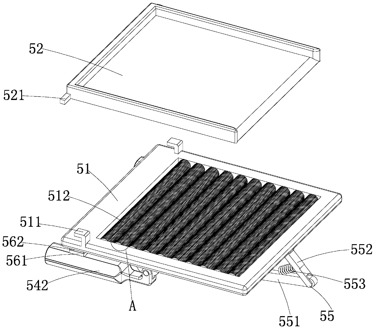 A device for grinding magnetic cores