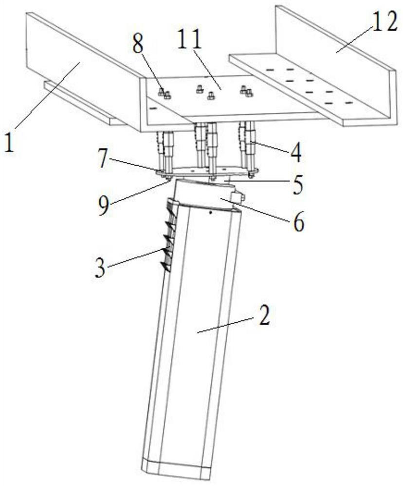 Wave climbing restraining structure and experimental device