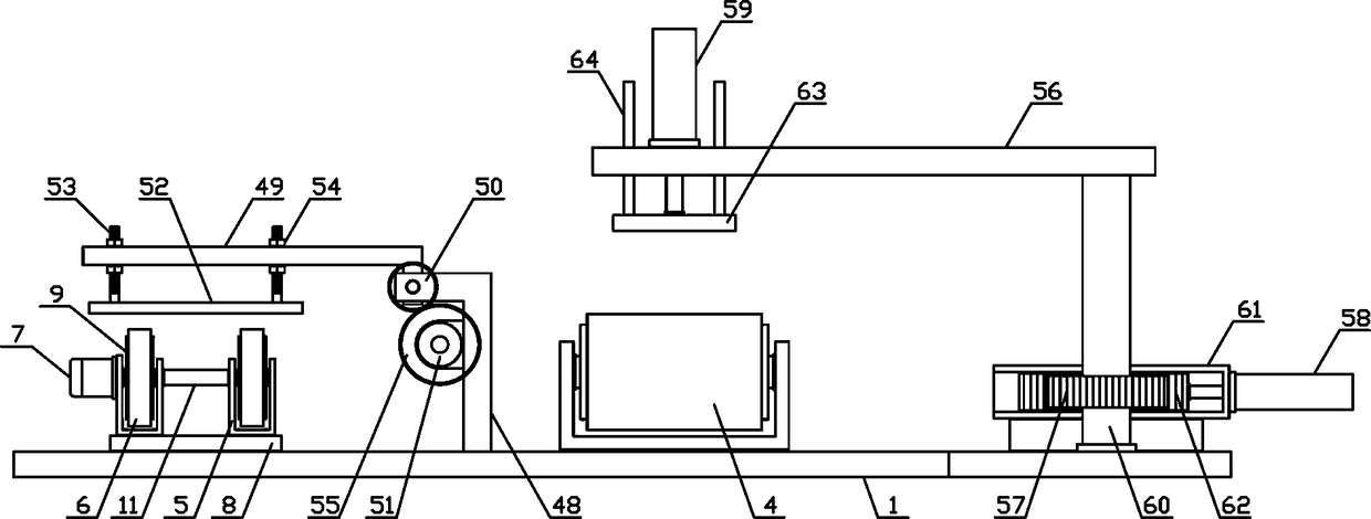 Sheet conveying and edge grinding mechanism