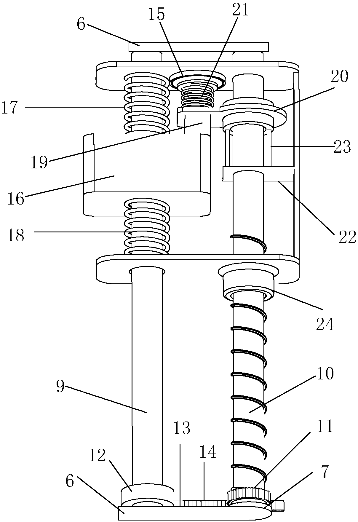 Grinding wheel balance vibration-absorbing device based on EAP (electroactive polymer) driving and grinding wheel balance vibration-absorbing method based on EAP driving