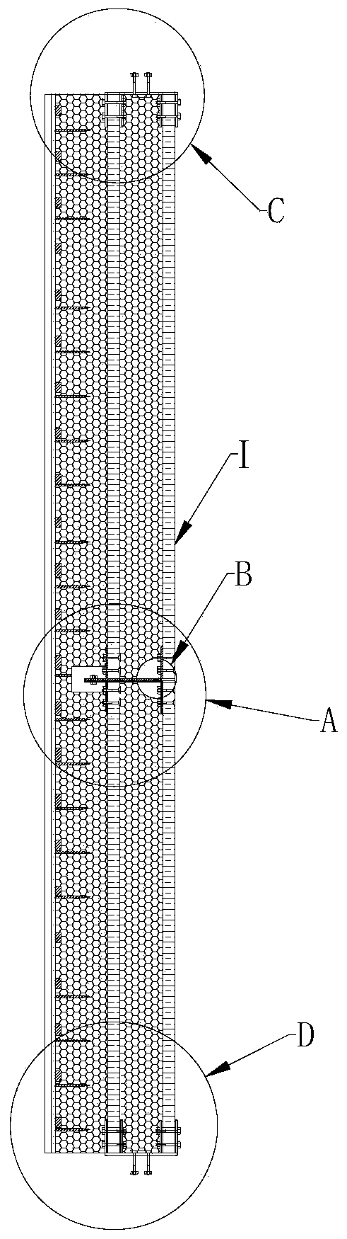 Composite building wall module, module building wall and preparation method and application