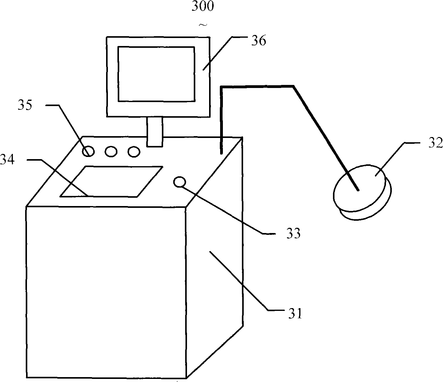 Optical power therapentic equipment with fluorescence diagnostic function and operation method