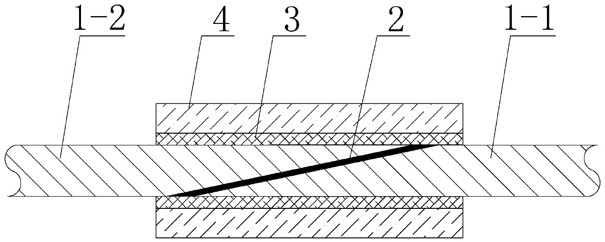 A kind of connection method of mgb2 superconducting wire rod