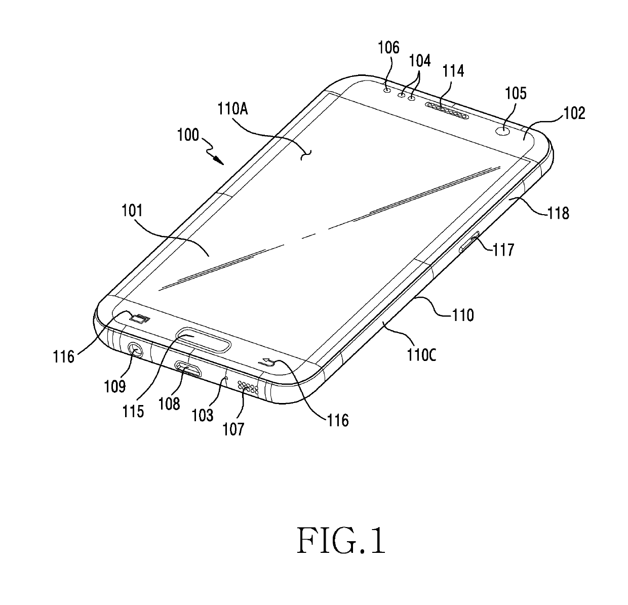 Electronic device with waterproof structure