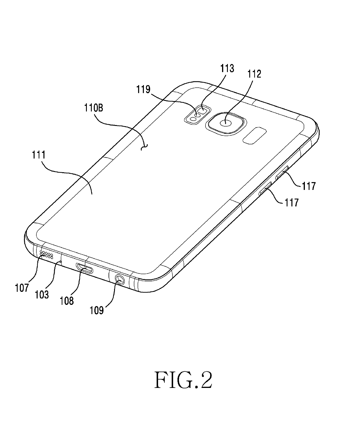 Electronic device with waterproof structure