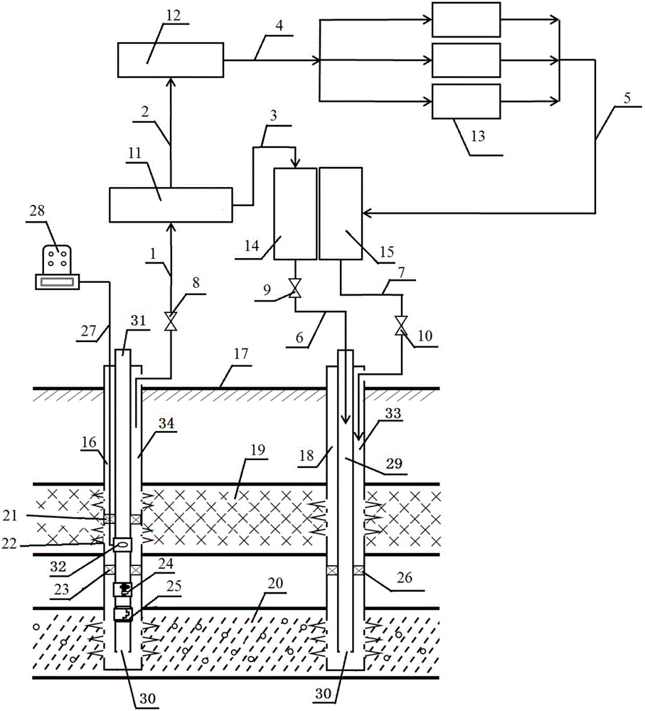 Apparatus and method for integrated processing of natural gas hydrate exploitation by geothermy and waste CO2 reinjection