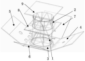 Main framework of small high-orbit satellite public platform