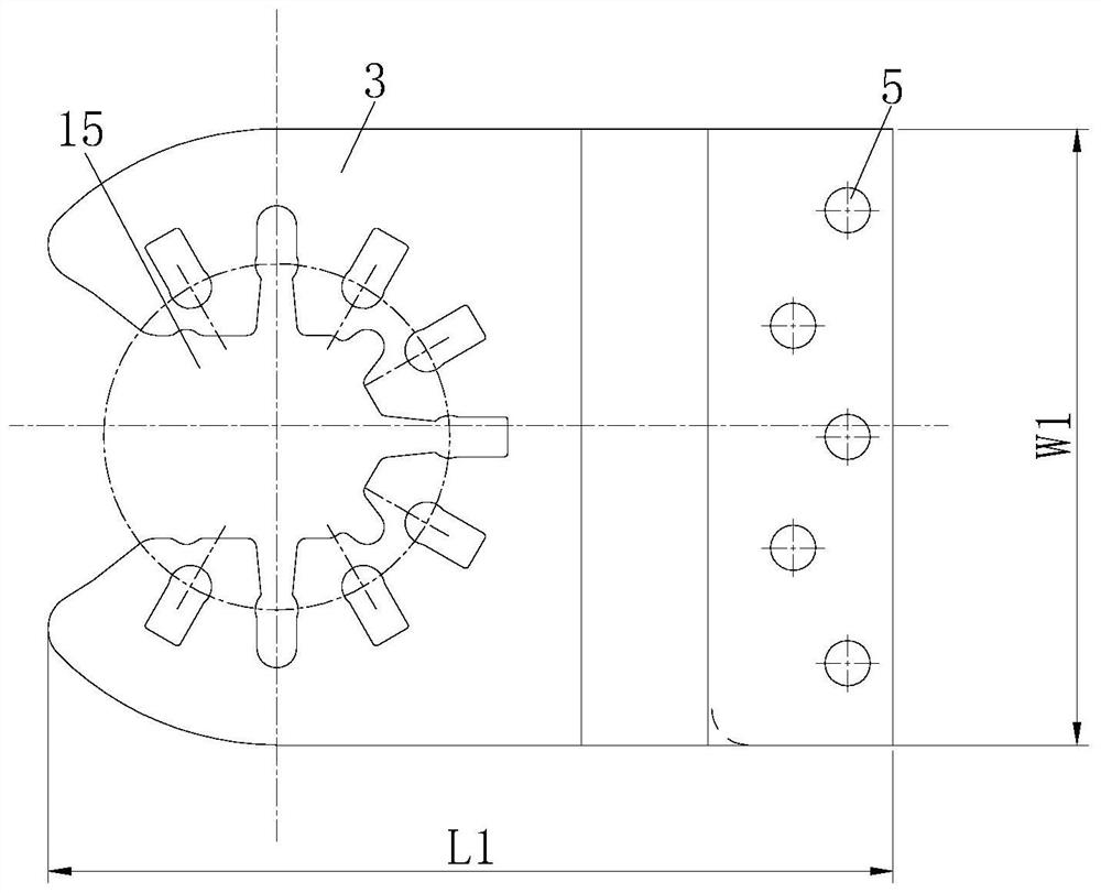 Hard alloy saw blade and machining process thereof
