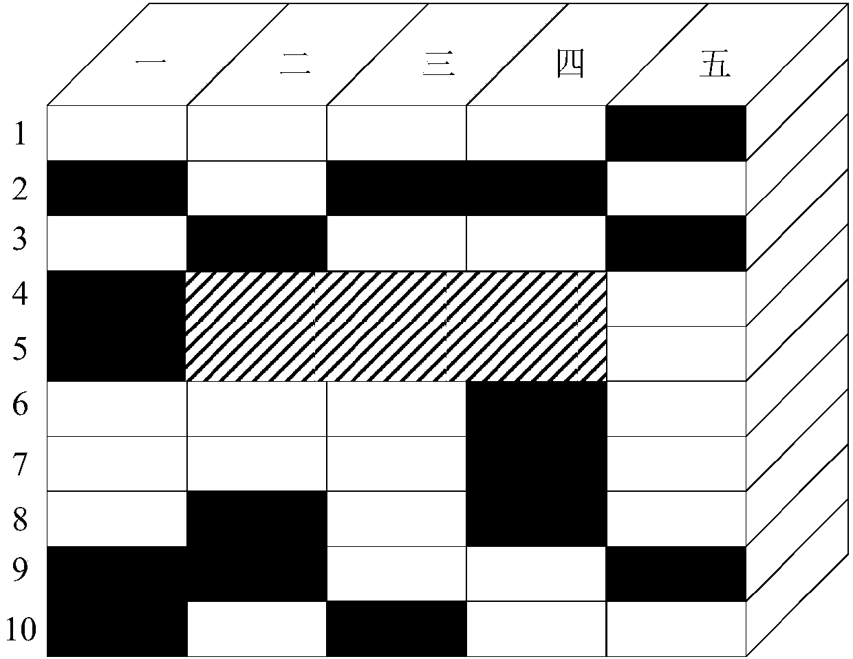 Address sorting search based space allocation method for space variable cabinet