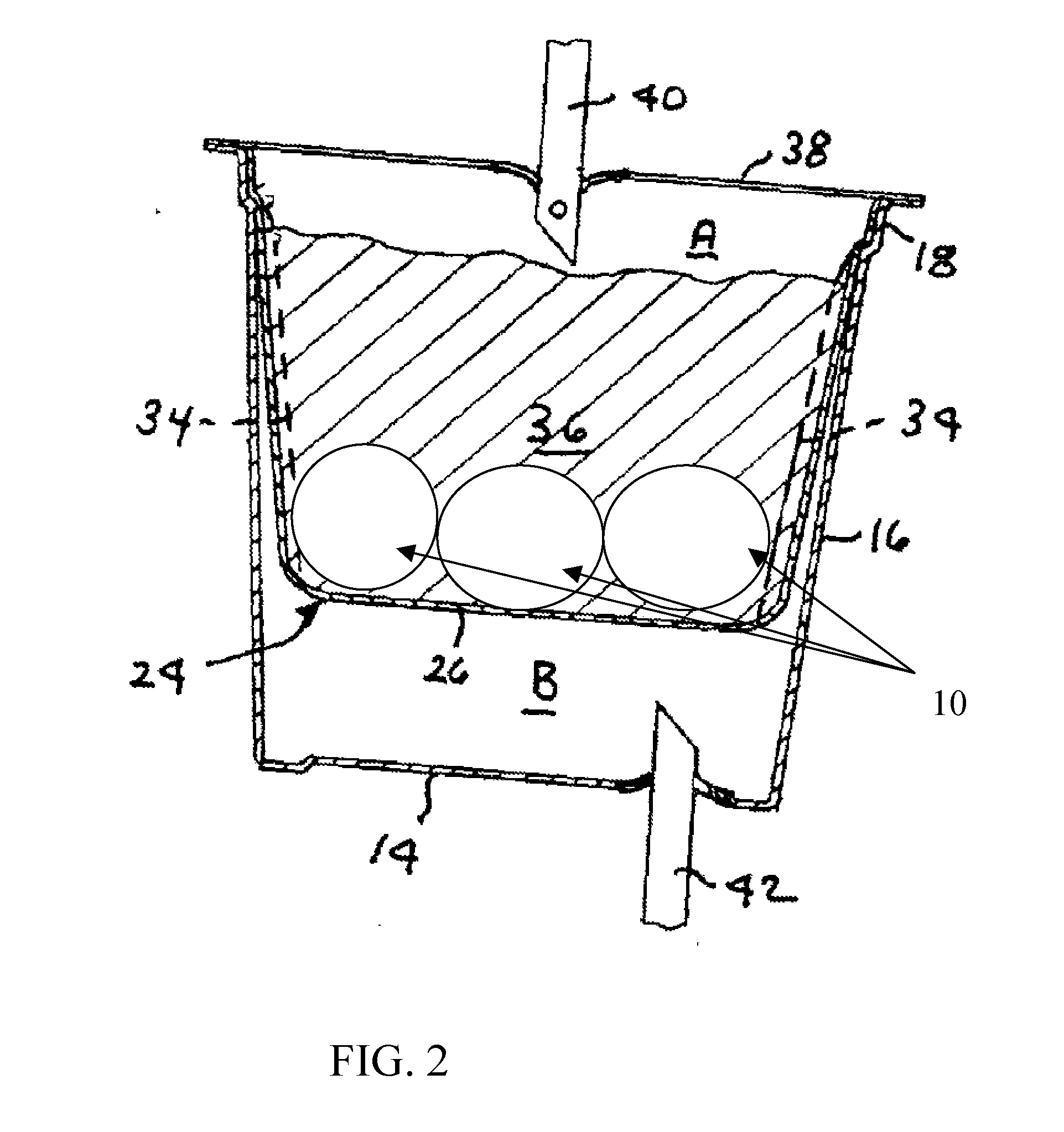 Filter cartridge containing vinegar wetting cotton for descaling flow passages