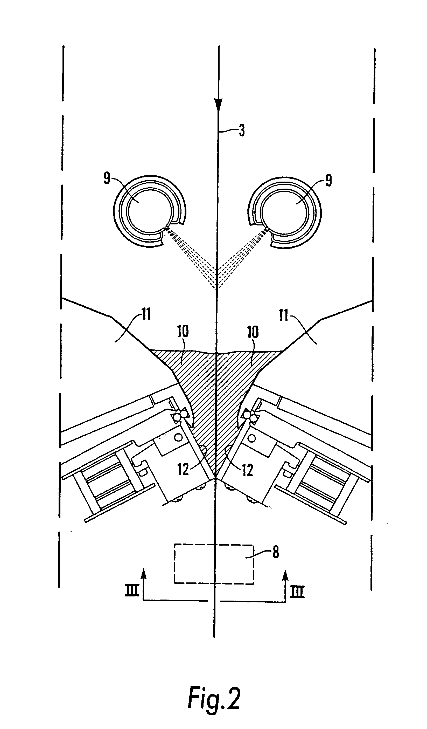 Method and device relating to coating a running web