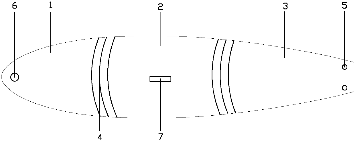 Novel inflating paddle board and machining process thereof