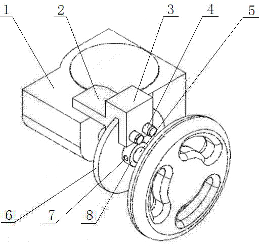 Turbine butterfly valve and positioning and locking device for worm of turbine butterfly valve