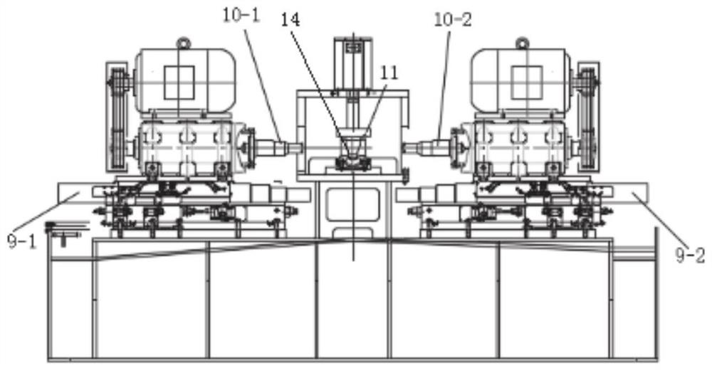 Piston boring and skirt bottom milling combined machine tool and process