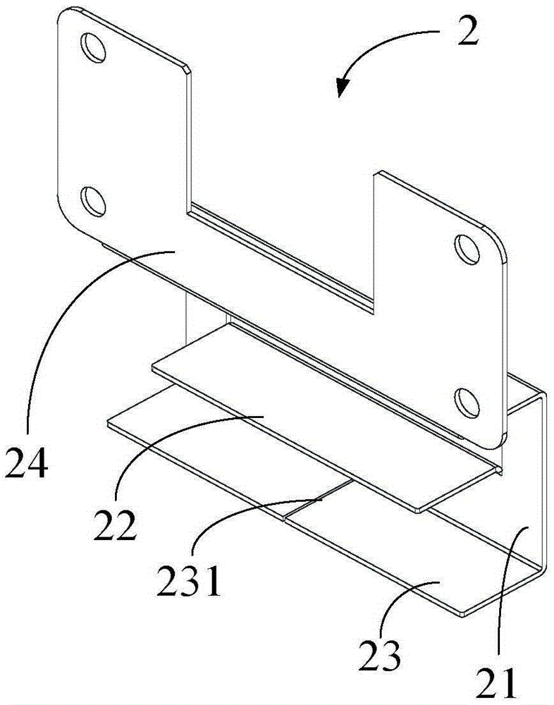 A photoelectric positioning component and a rail transfer device