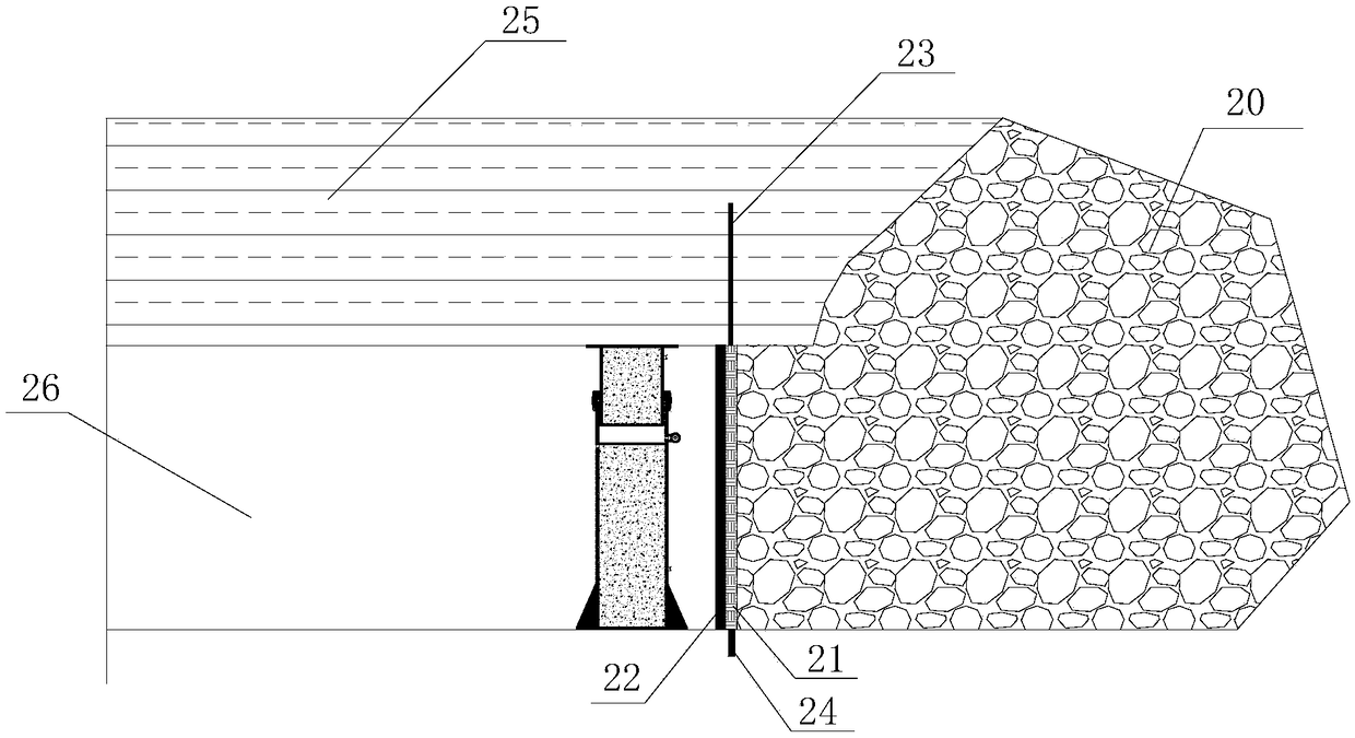 A "steel-concrete-hydraulic" roadside support device and support method for deep roadway