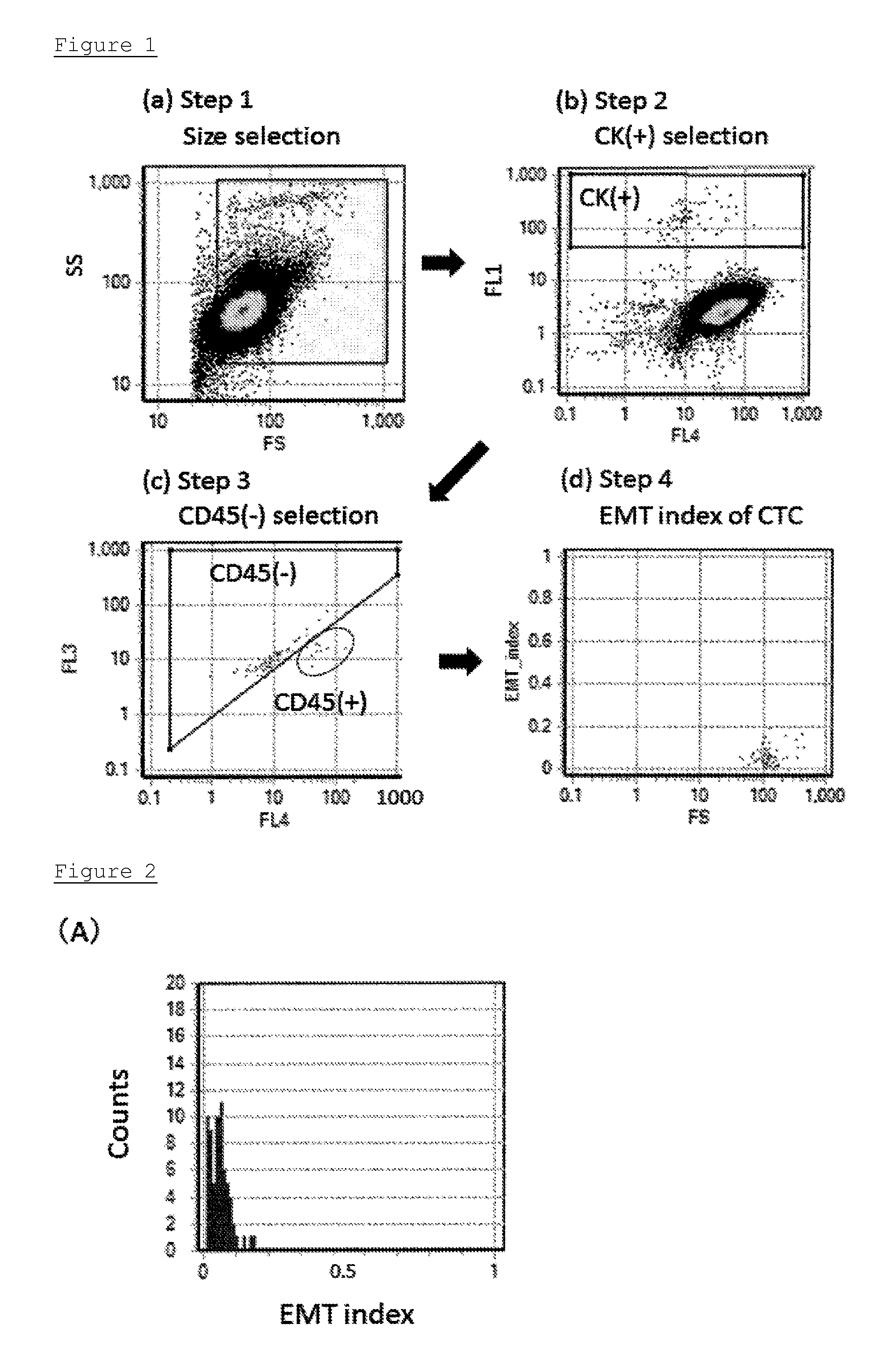 Method for detecting the degree of malignancy of each of the circulating tumor cells, and a kit for the same