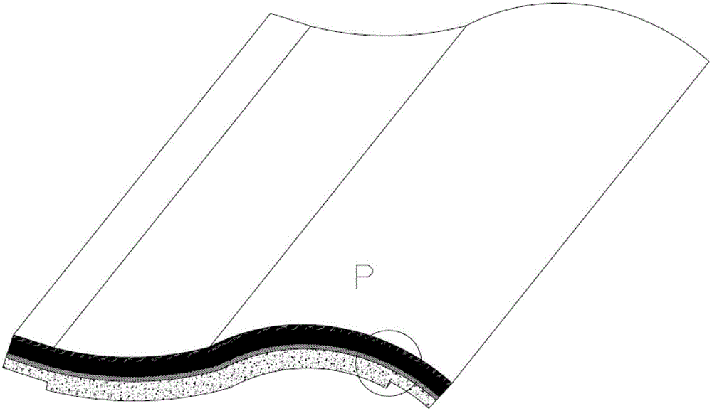 A kind of roof photovoltaic tile and preparation method thereof