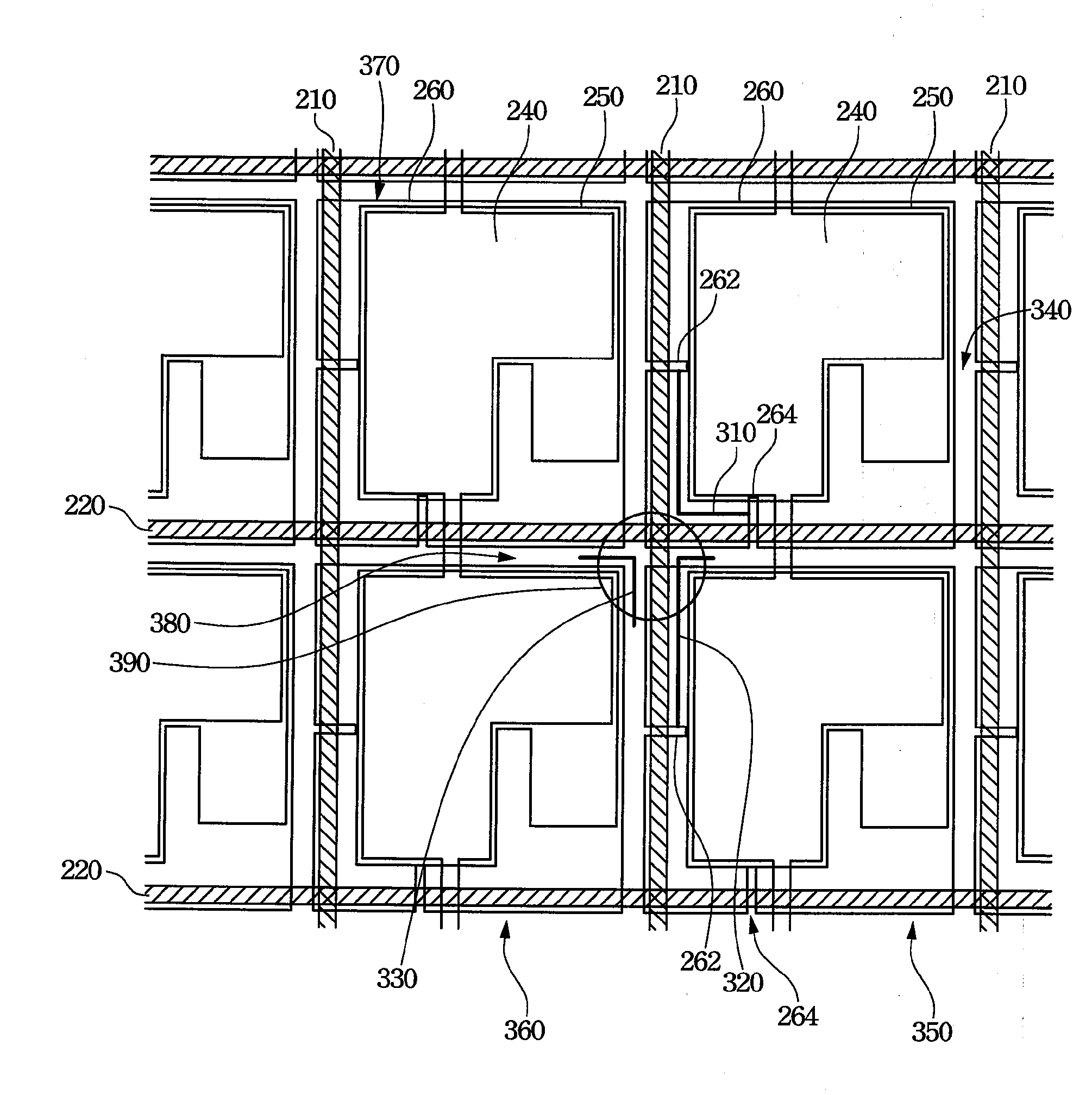 Repairing Method and Structure of Display Electrode