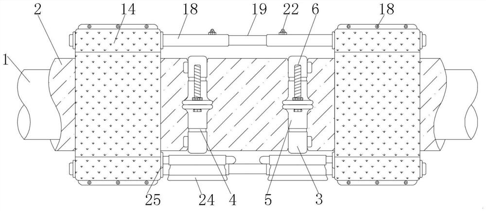 Heat preservation device for building water supply and drainage and heating and ventilation engineering