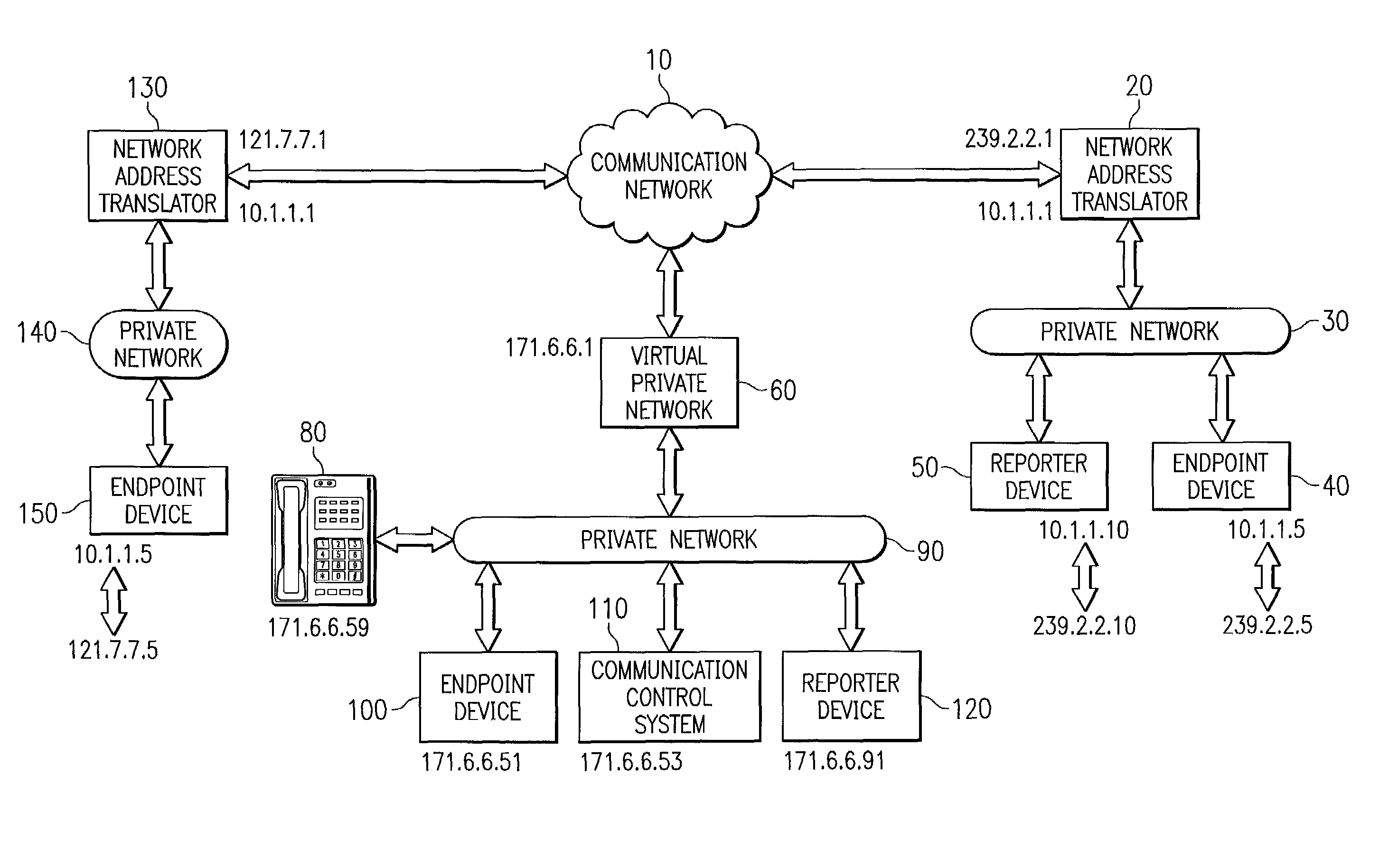 Method and system for providing an accurate address of a device on a network