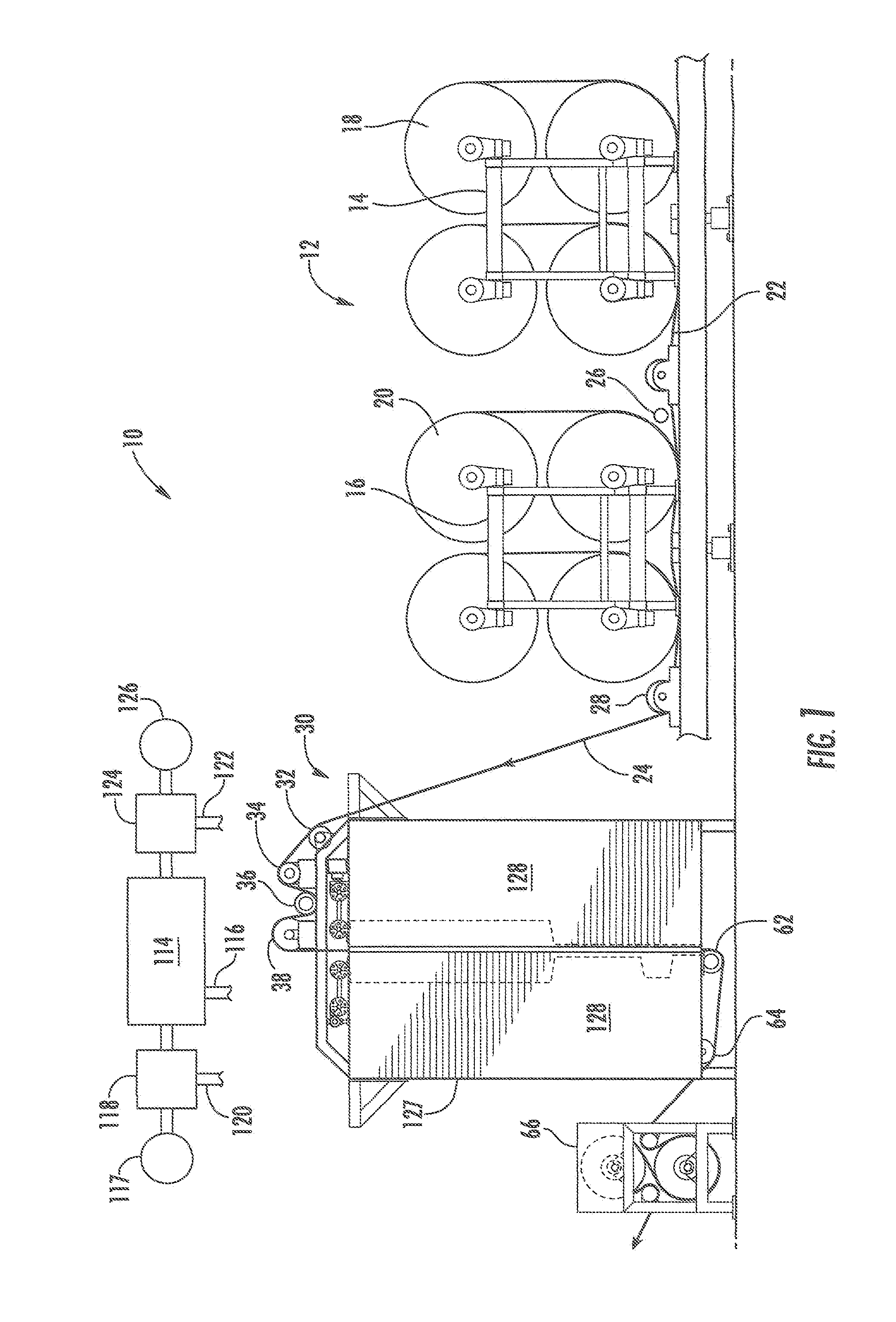 Apparatus and method of foam dyeing a traveling sheet of textile yarn