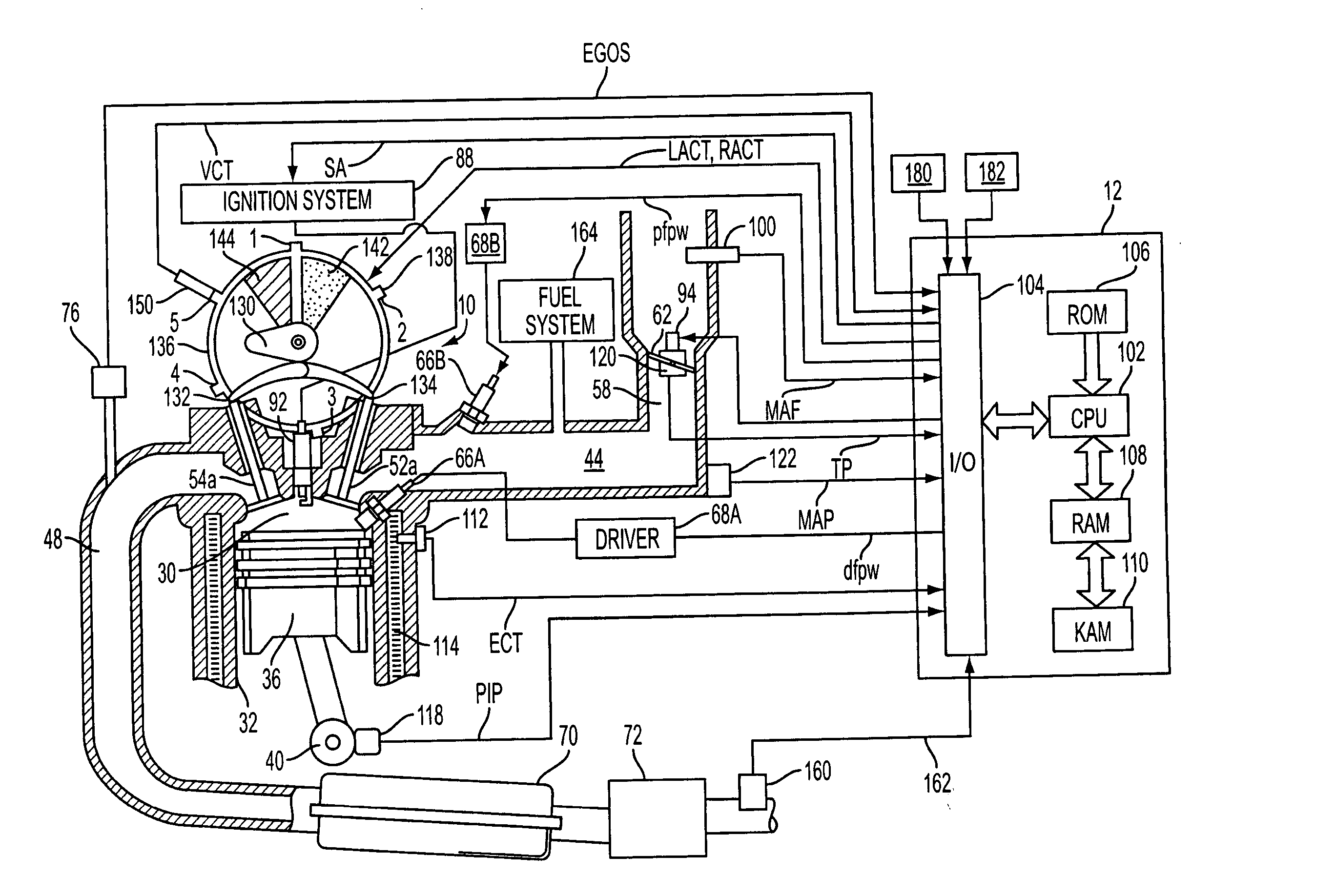 Control of peak engine output in an engine with a knock suppression fluid