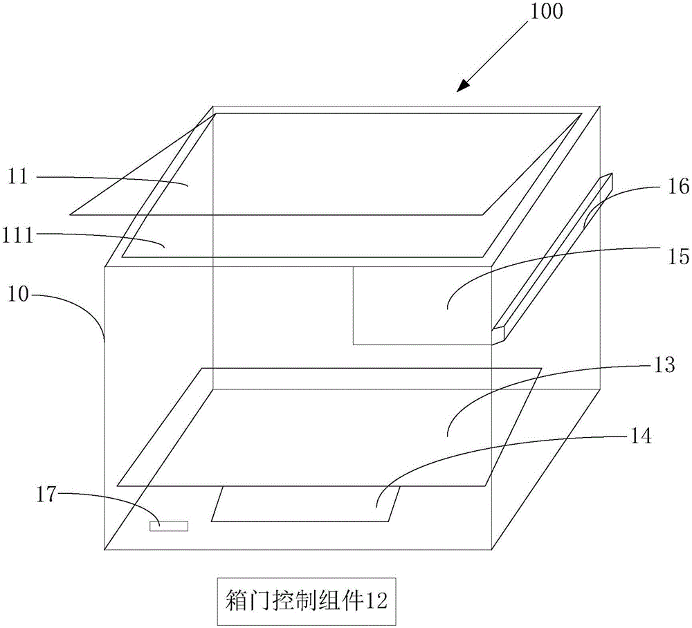 Self-service shopping box and self-service shopping system