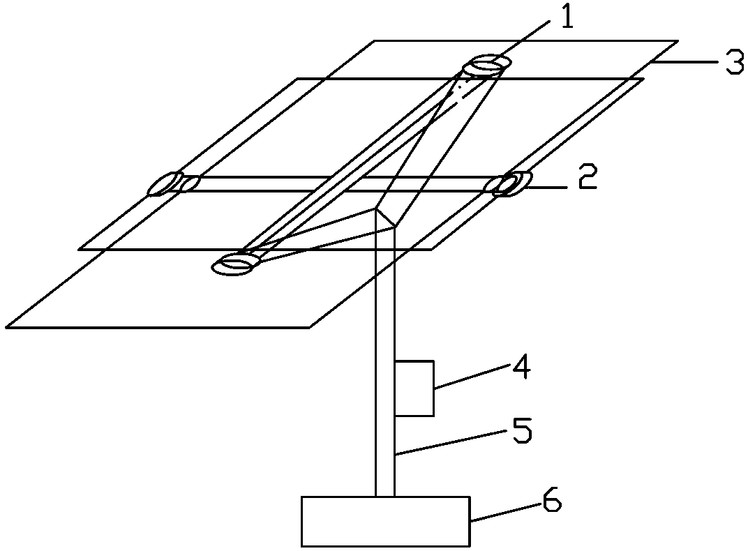 Solar energy light following method and system