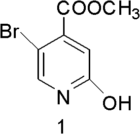 Synthesis method of 5-bromo-2-methyl 4-hydroxypyridinecarboxylate