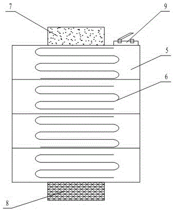 Liquid heater with heating element convenient to disassemble and assemble